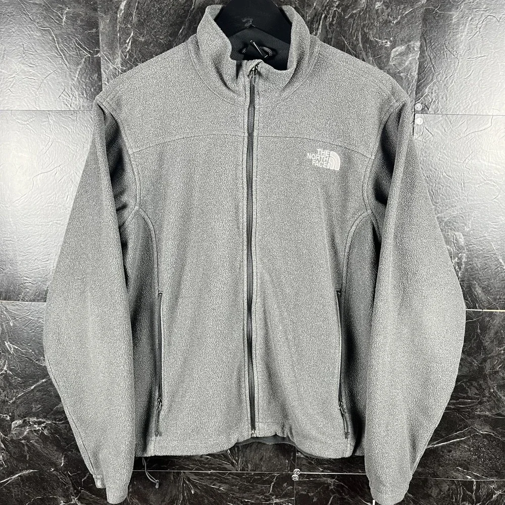 The North Face Men's Grey Fleece Retro Apex Jacket Small
